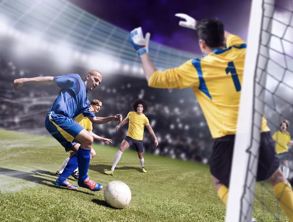 Gioco di calcio — Foto Stock