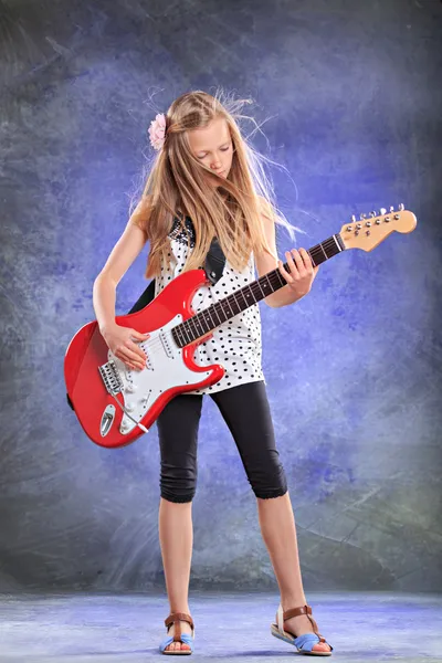 Rock girl — Stock Photo, Image