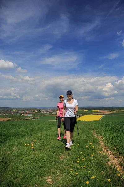 Nordic walking — Stock Photo, Image