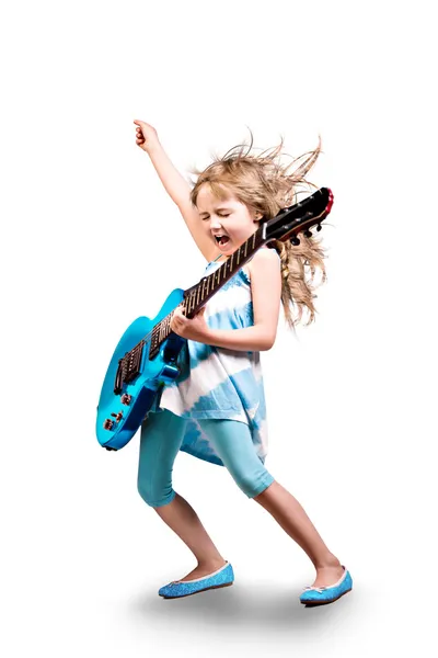 Rock girl — Stock Photo, Image