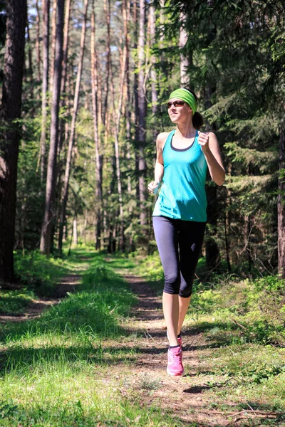 Jogging kvinna — Stockfoto