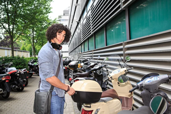 Portret van een student — Stockfoto