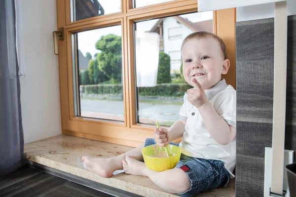 In de keuken — Stockfoto