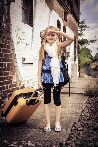 On the railway station — Stock Photo, Image