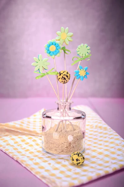 Flores de fondant — Fotografia de Stock