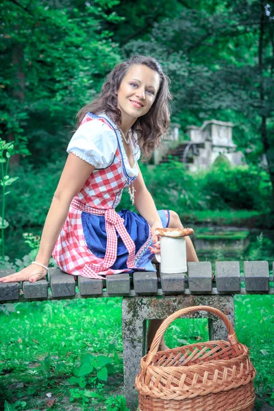 Bavyera kız — Stok fotoğraf
