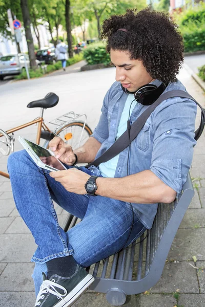 Porträtt av en student — Stockfoto