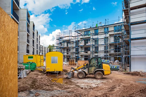 Construção Residencial Edifício Vários Andares Alemanha — Fotografia de Stock