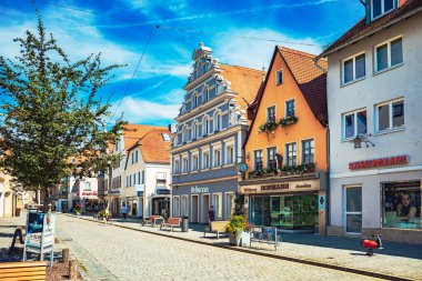 Forchheim, Almanya - CIRCA AĞUSTOS, 2021 Forchheim, Bavyera, Almanya