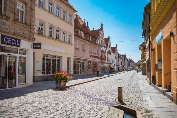 Forchheim Alemania Circa Agosto 2021 Paisaje Urbano Forchheim Baviera Alemania — Foto de Stock