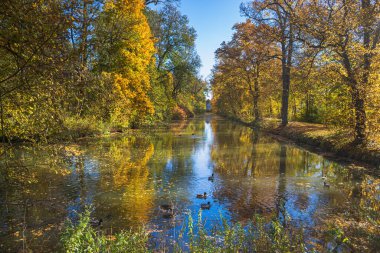 HILDBURGHAUSEN, GERMANY - CIRCA OKTOBER, 2021: Hildburghausen, Thuringia, Almanya.