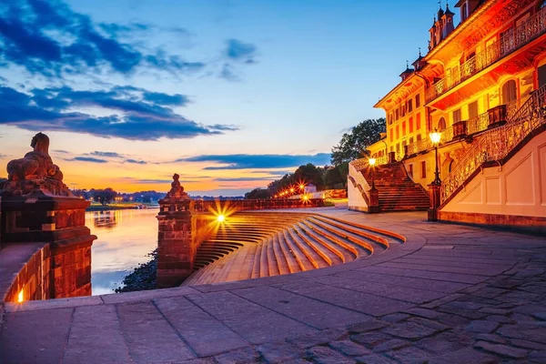 Dresden Saxony Deutschland Circa August 2018 Schloss Und Park Pillnitz — Stockfoto