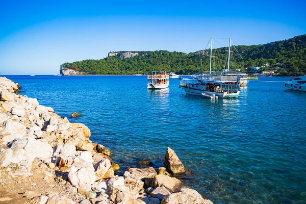 Kemer Turkey Circa Oktober 2021 Wybrzeże Pobliżu Miasta Kemer Antalya — Zdjęcie stockowe