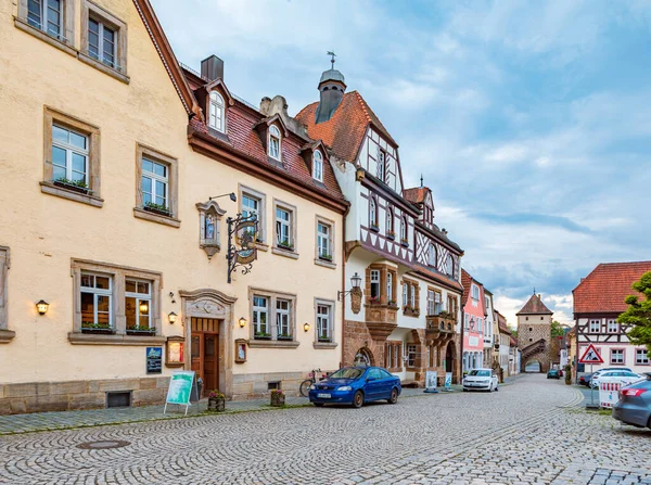 Sesslach Bavaria Německo Circa Květen 2022 Flenderstrasse Města Sesslach Německo — Stock fotografie