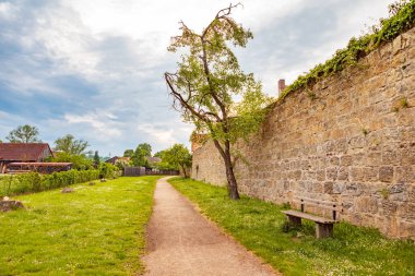 SESSLACH, BAVARIA, GERMANY - CIRCA MAYIS 2022: Sesslach Town, Almanya.