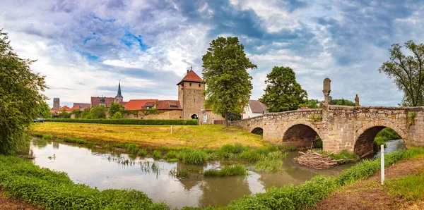 Sesslach Bavarie Allemagne Circa Mai 2022 Rodachbruecke Ville Sesslach Allemagne — Photo