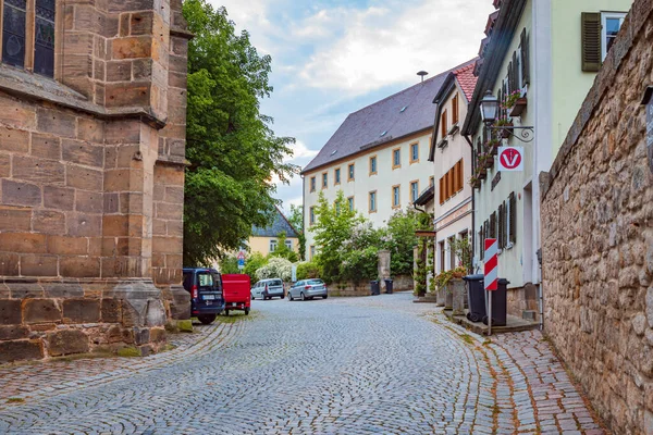 Sesslach Bavaria Germania Circa Maggio 2022 Luitpoldstrasse Nella Città Sesslach — Foto Stock