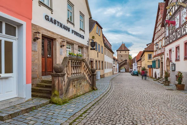 Sesslach Bavaria Alemania Circa May 2022 Flenderstrasse Ciudad Sesslach Alemania — Foto de Stock