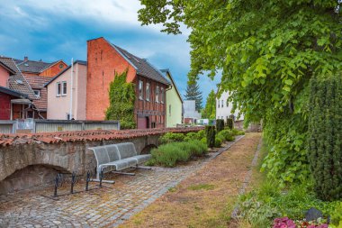 NEUSTADT BEI COBURG, BAVARIA, GERMANY - CIRCA MAYIS 2022: Neustadt bei Coburg kasabası, Almanya.