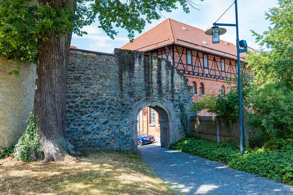 Hildburghausen Thuringia Germany Circa July 2022 Knappengasse Hildburghausen Town Germany — Foto Stock