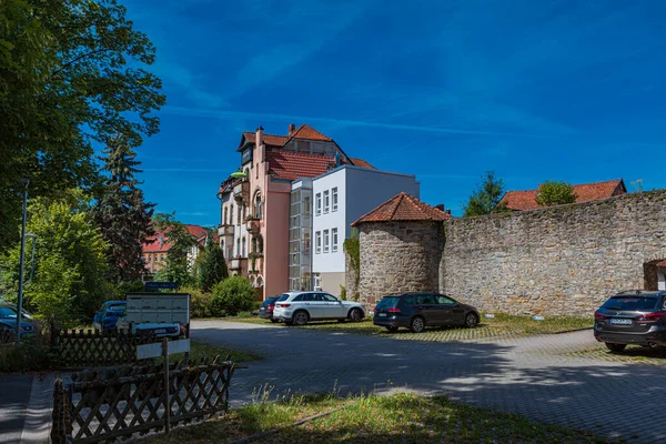 Hildburghausen Thuringia Germany Circa July 2022 Streets Hildburghausen Town Germany — Foto Stock