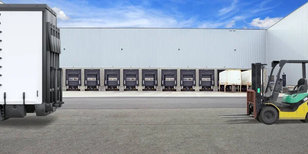 Docking Stations Distribution Center Logistics Center —  Fotos de Stock