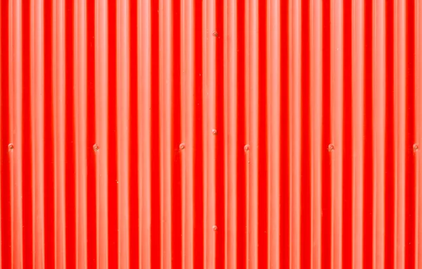 Metal ondulado vermelho — Fotografia de Stock