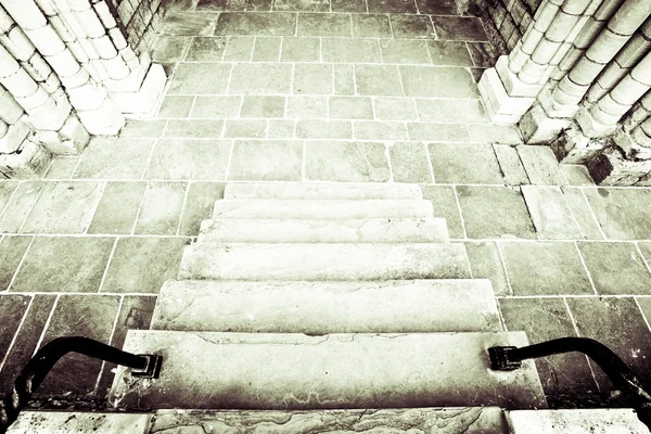 Mittelalterliche Treppe — Stockfoto