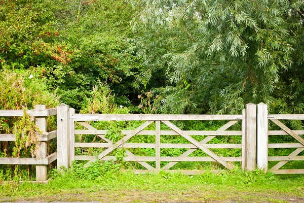 Wooden gate — Stock Photo, Image