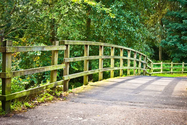 Wooden footbridge — Stock Photo, Image