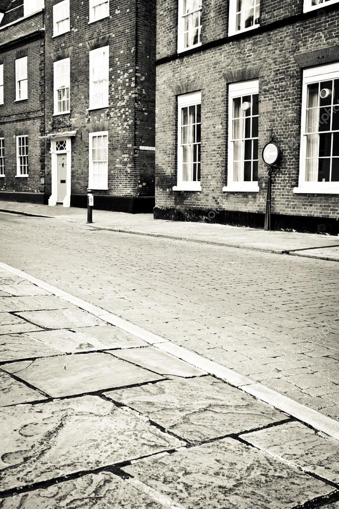 Cobbled street