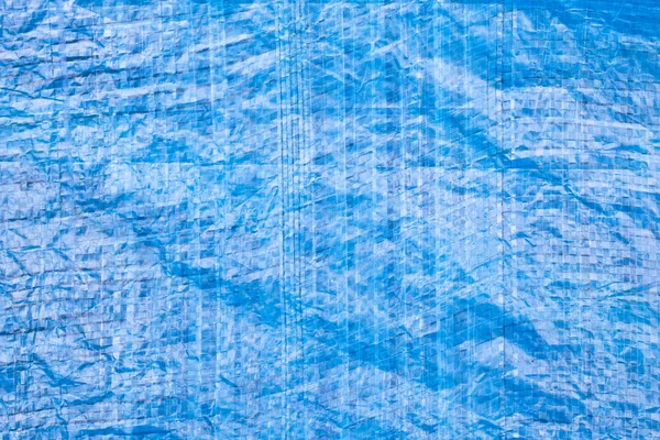 青い防水シート — ストック写真