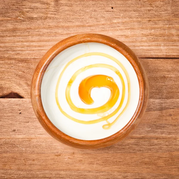 Joghurt und Honig — Stockfoto