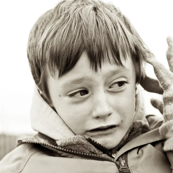 Niño infeliz — Foto de Stock