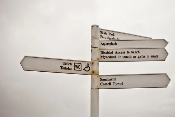 Welsh signs — Stock Photo, Image