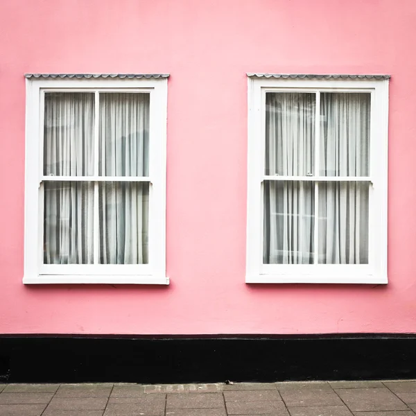 Roze huis — Stockfoto