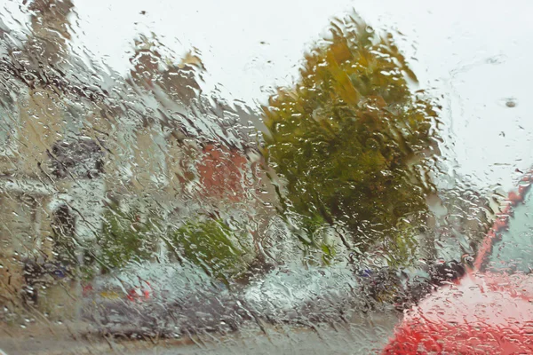 Wet windscreen — Stock Photo, Image