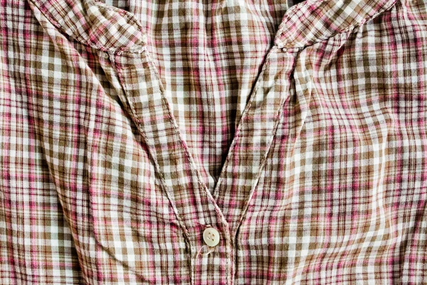 Gecontroleerd blouse — Stockfoto