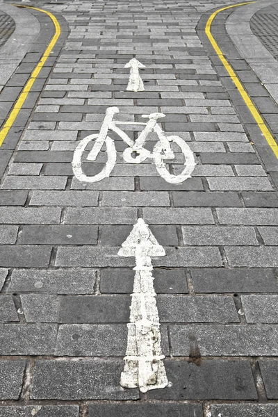 Vía ciclista — Foto de Stock