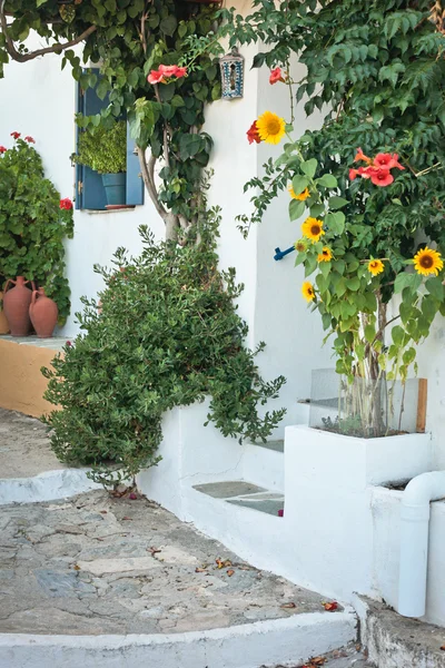 Greek house — Stock Photo, Image