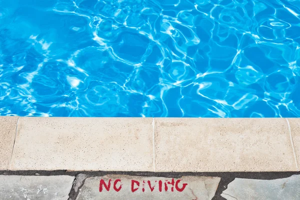 Poolside warming — Stock Photo, Image