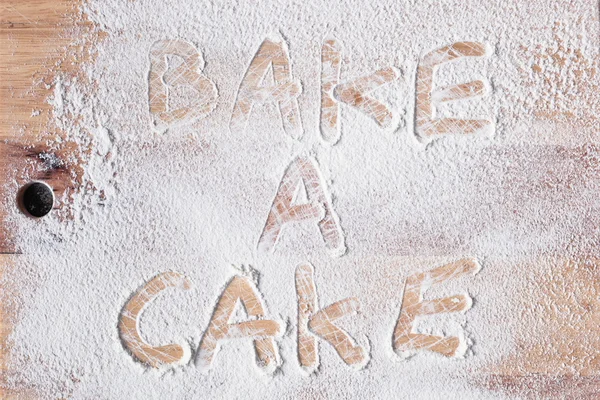 Cuire un gâteau — Photo