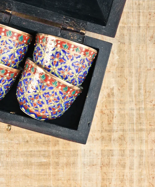 阿拉伯茶杯Arabian φλιτζάνια του τσαγιού — 图库照片