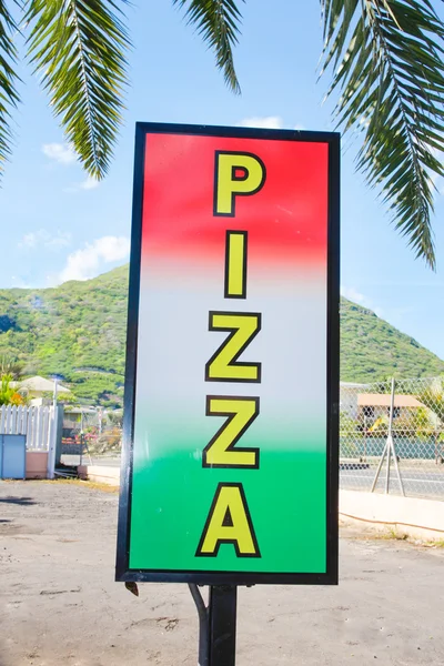 Pizza sign — Stock Photo, Image