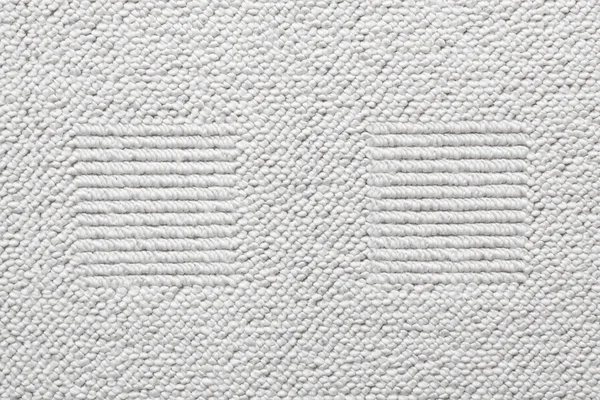 Bílý koberec — Stock fotografie