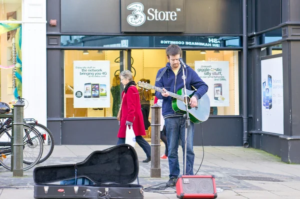 Busker — Stock Photo, Image