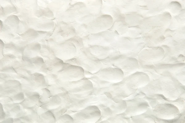 Textura Plastilina Blanca Con Huellas Digitales Modelado Arcilla Patrón Material — Foto de Stock