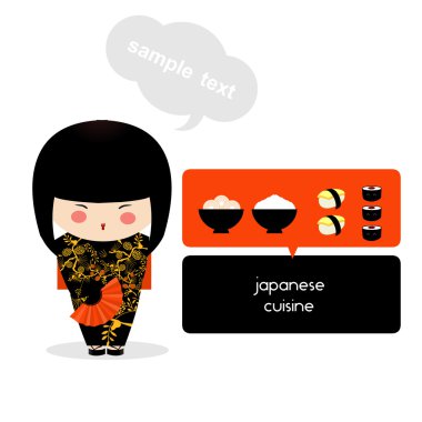 kawaii schattig sushi set