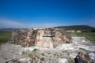 Ancient ruins of Tula de Allende clipart
