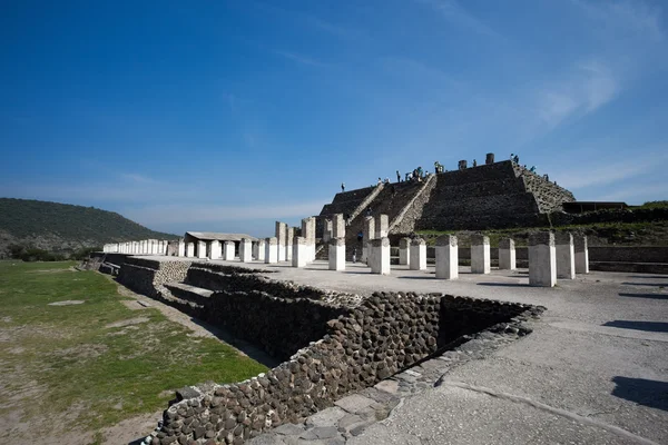 Ruínas antigas de Tula de Allende — Fotografia de Stock